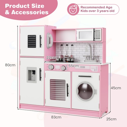 Kids play kitchen set with - kids,