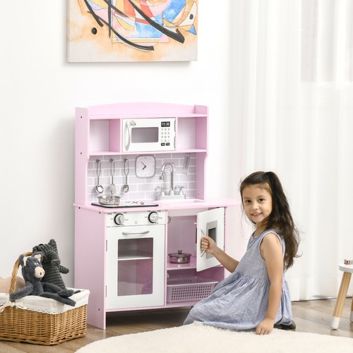 Kids kitchen playset - kitchen, wooden